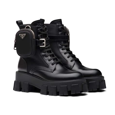 prada schuhe silber|Prada boots for women.